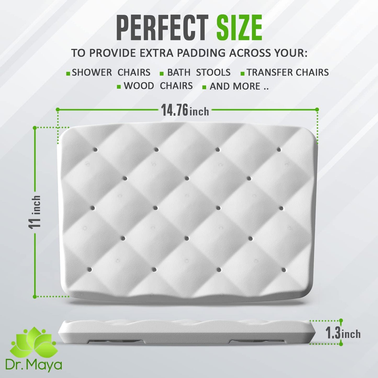 Waterproof Shower Seat Cushion for Shower Stools and Chairs