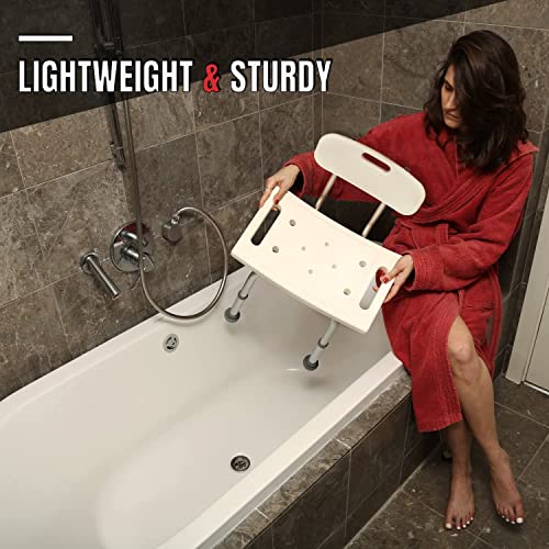 Heavy Duty Shower Chair with Back