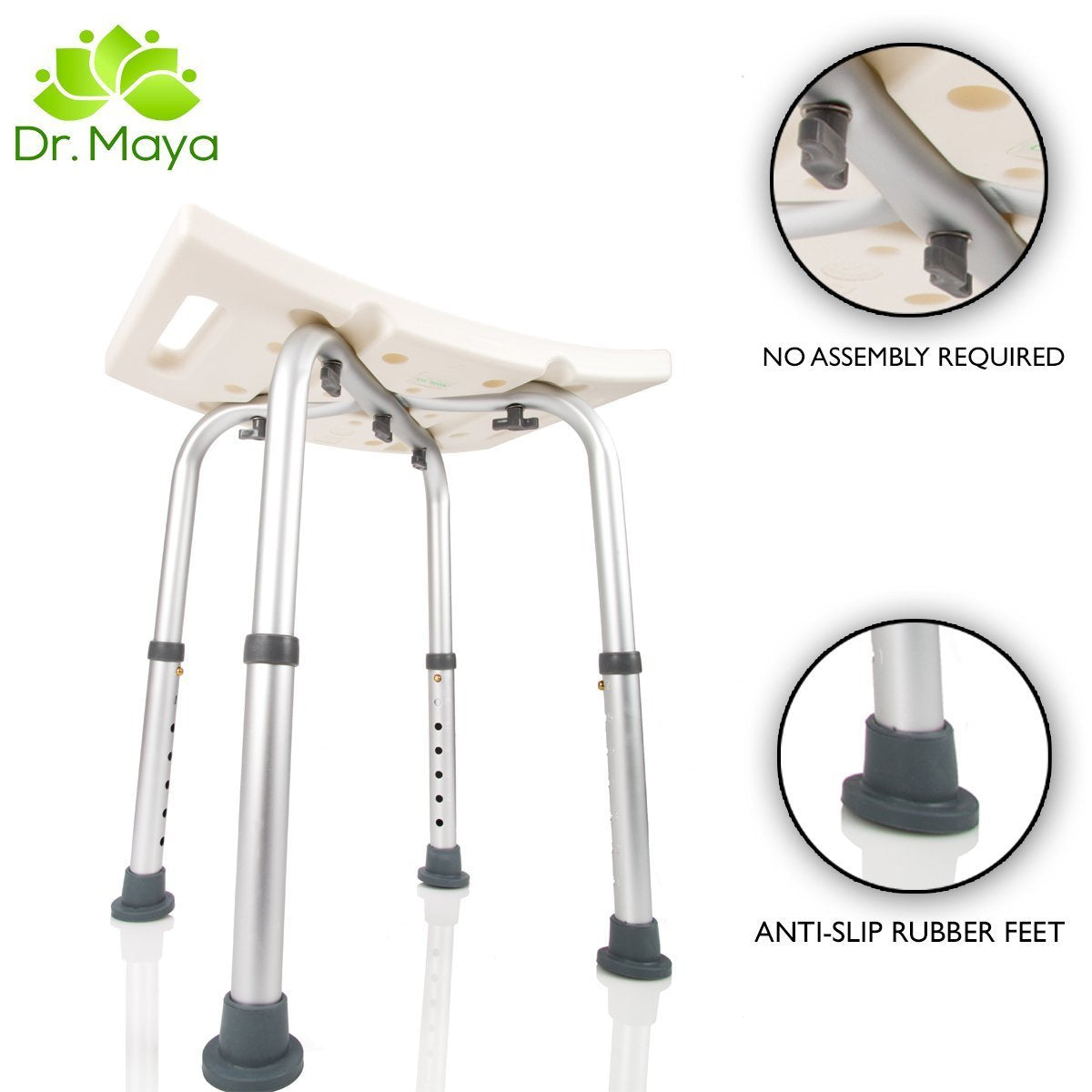 Adjustable Height Shower Chair (United States)
