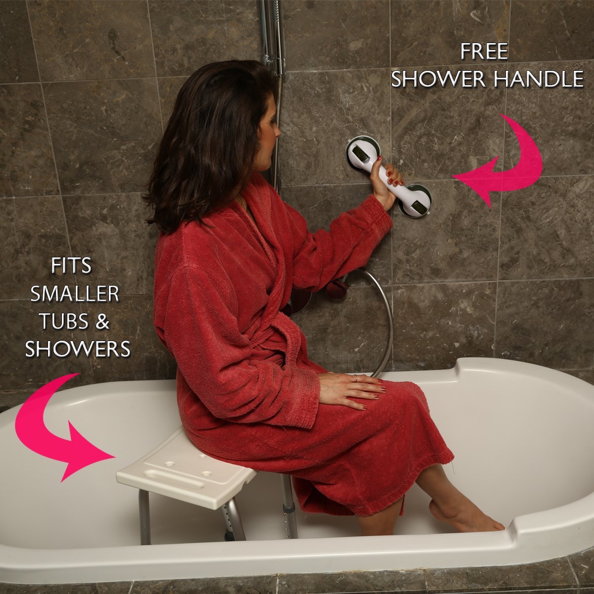 Adjustable Height Shower Chair (United States)